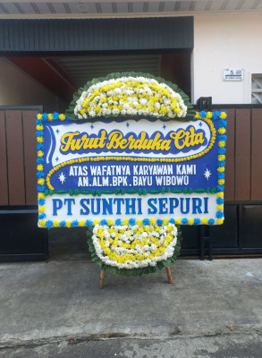 Papan Bunga Duka di Cibenda
